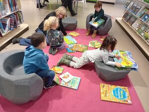 Bibliotheekbezoek groep 1-2