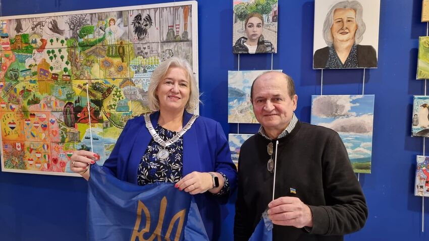 Expositie Kinderkunstproject Oekraïne geopend