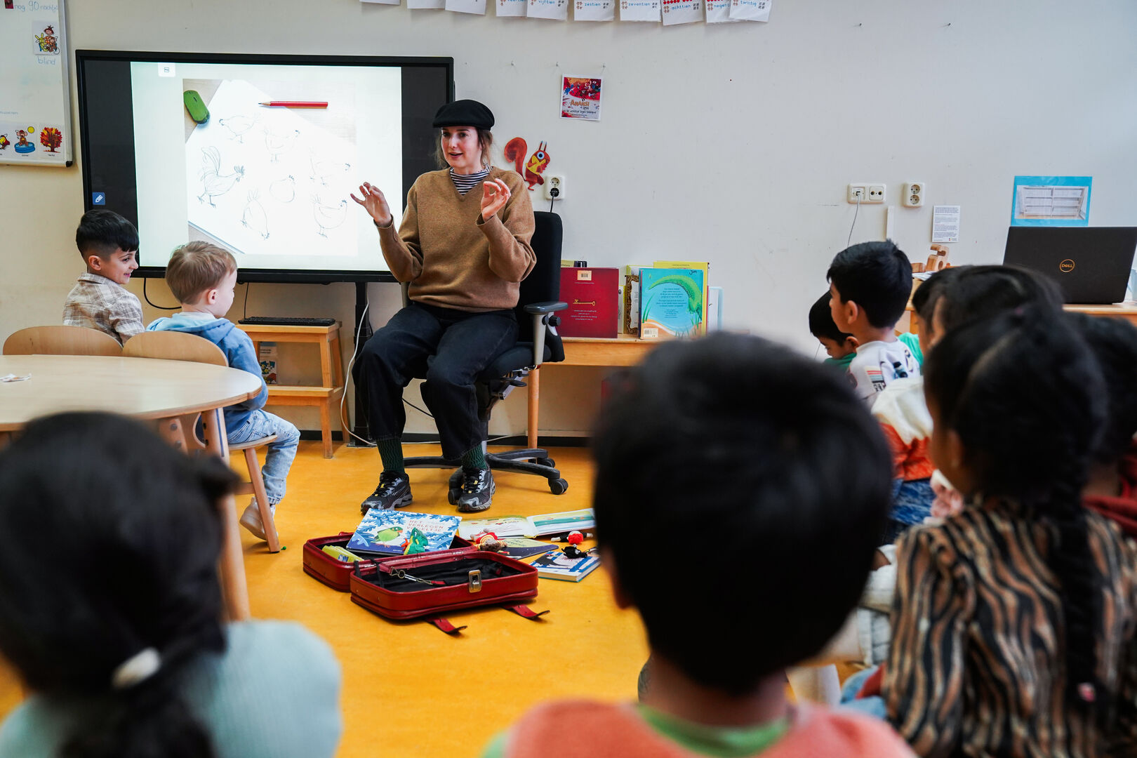 Illustrator op bezoek