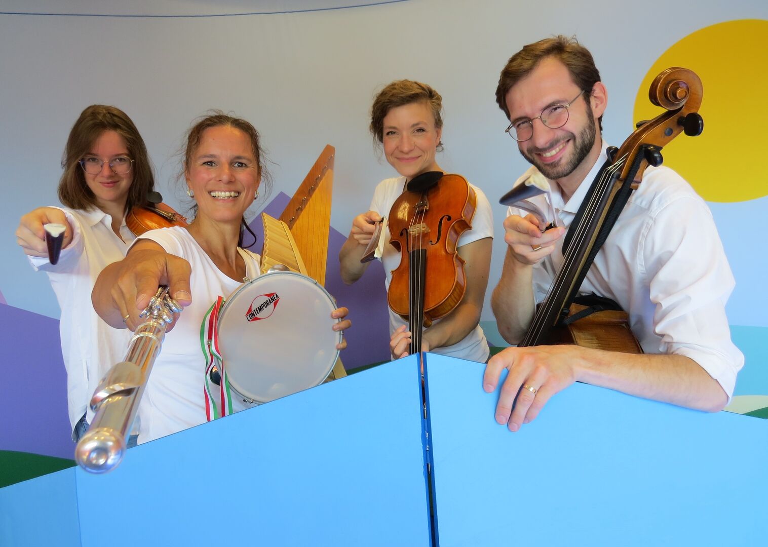 Krulmuziek - Babyconcert Klassiek voor kleintjes, Language no problem bij Cpunt in Hoofddorp