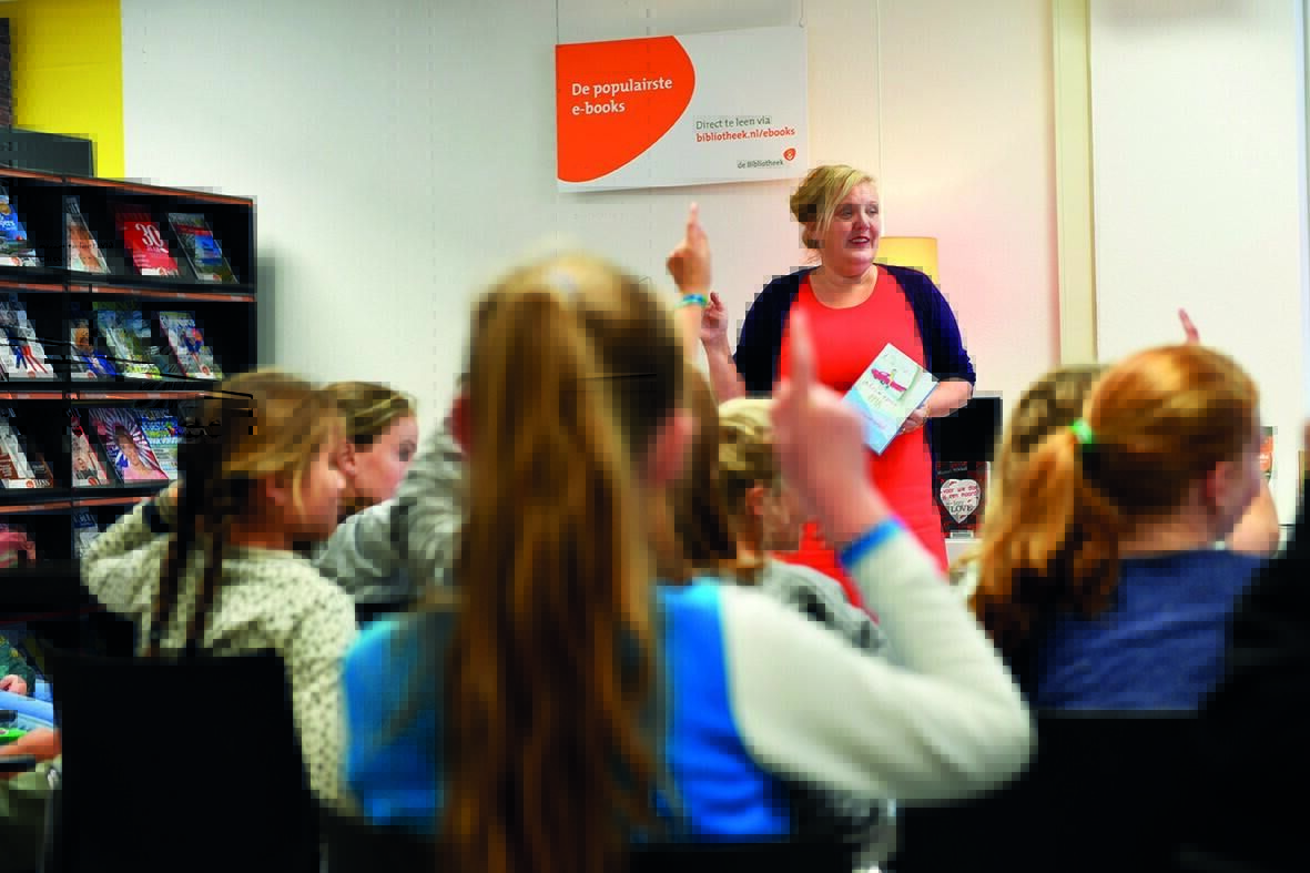 Schrijversbezoek in de bibliotheek