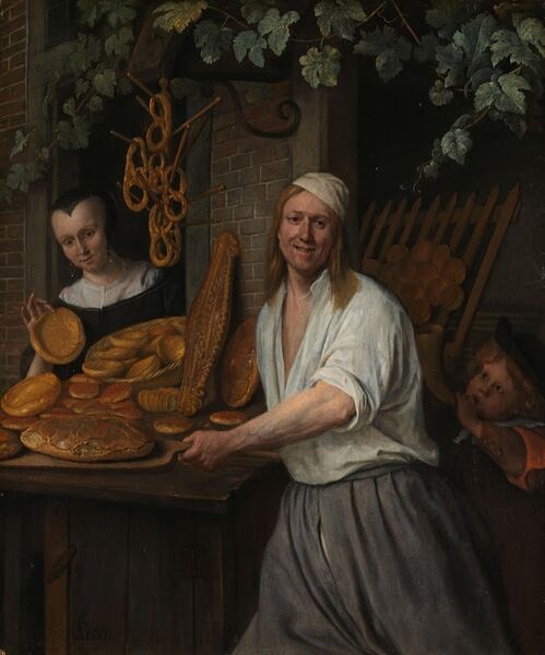 Symboliek in het huishouden: Jan Steen (Lakenhal 2/4-23/8)