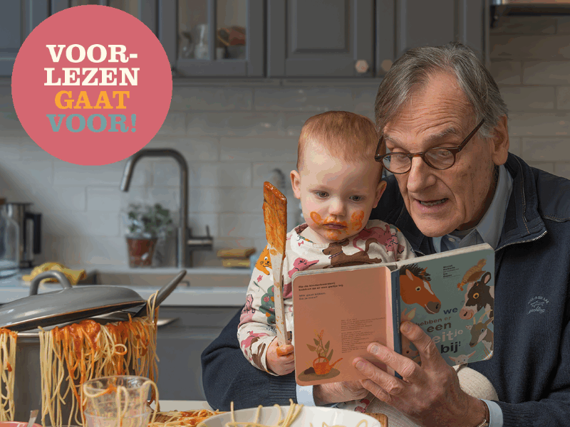 Voorlezen gaat voor 1