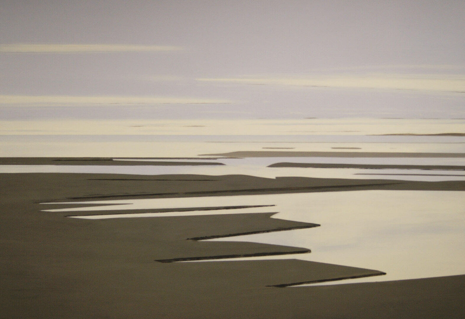 Wadden 2016 120 x 170 cm. acryl op doek