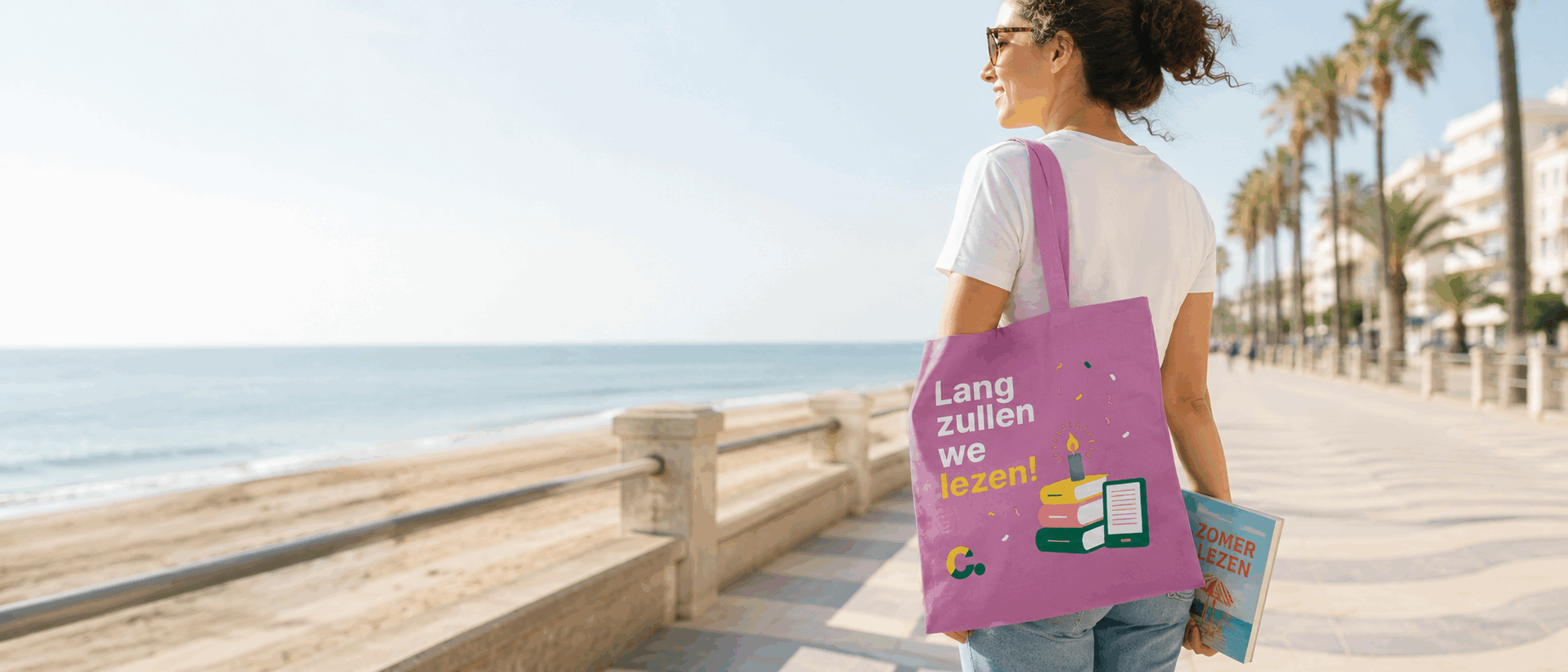 Word deze zomer lid van de bieb en ontvang een gratis boekentas!