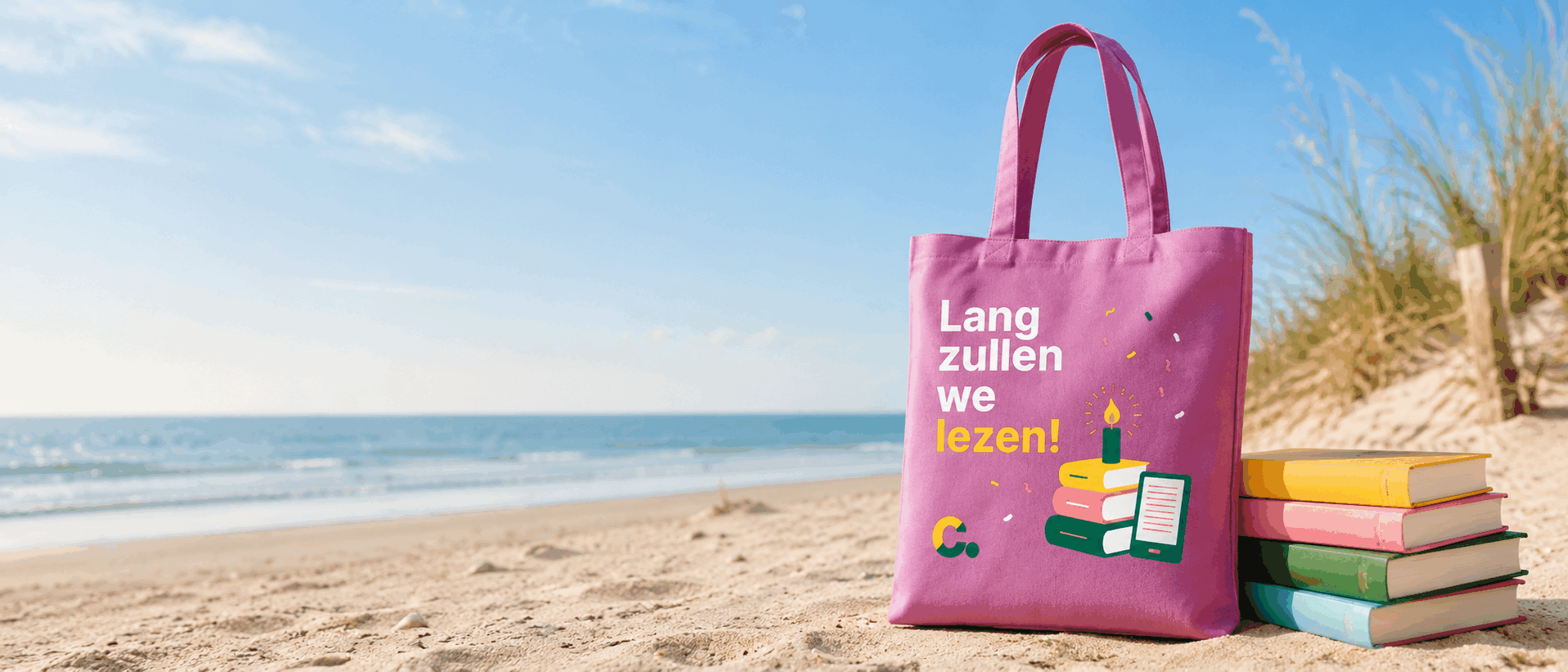 Word deze zomer lid van de bieb en ontvang een gratis boekentas!